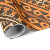 Ethnic Textile Tribal Pattern African Style Geschenkpapier (Rolleneckpunkt)