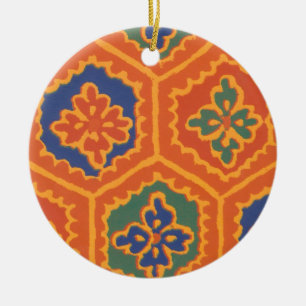Ethnic Tile Muster Ornament