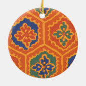 Ethnic Tile Muster Ornament (Hinten)