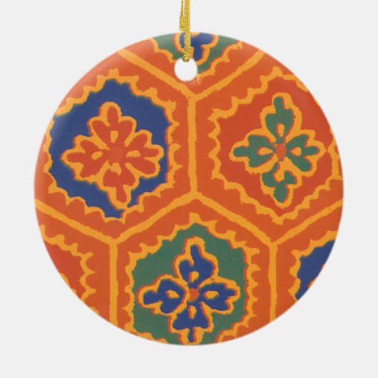 Ethnic Tile Muster Ornament (Hinten)