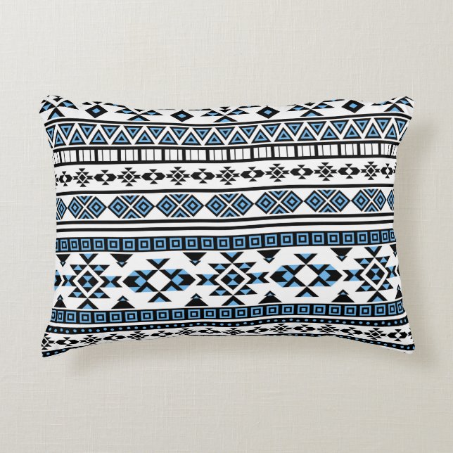 Ethnic Triangle Geometric Navajo Muster Dekokissen (Vorderseite)