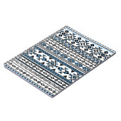 Ethnic Triangle Geometric Navajo Muster Notizblock (Linke Seite)
