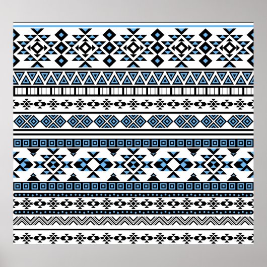 Ethnic Triangle Geometric Navajo Muster Poster (Vorne)