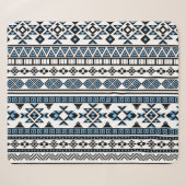 Ethnic Triangle Geometric Navajo Muster Sherpadecke (Vorderseite (Horizontal))