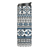 Ethnic Triangle Geometric Navajo Muster Thermosbecher (Nach links gedreht)