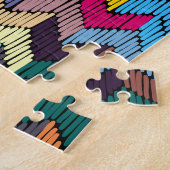 Ethnic Tribal bestickt geometrisch Puzzle (Seite)