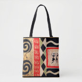 Ethnic Tribal Tote Bag für Tagesgeschenk der Mama Tasche (Vorderseite)