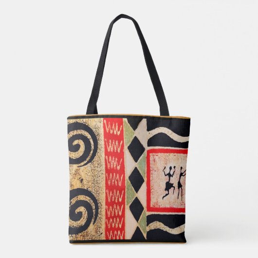 Ethnic Tribal Tote Bag für Tagesgeschenk der Mama Tasche (Rückseite)