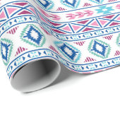 Ethnic Tribal Wrapping Paper Geschenkpapier (Rolleneckpunkt)