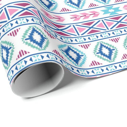 Ethnic Tribal Wrapping Paper Geschenkpapier (Rolleneckpunkt)