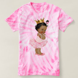 Ethnic Tutu Ballerina Baby Princess and Pearls T-Shirt