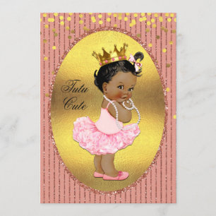 Ethnic Tutu Niedliche Imitate Gold Foil Glitzer Co Einladung