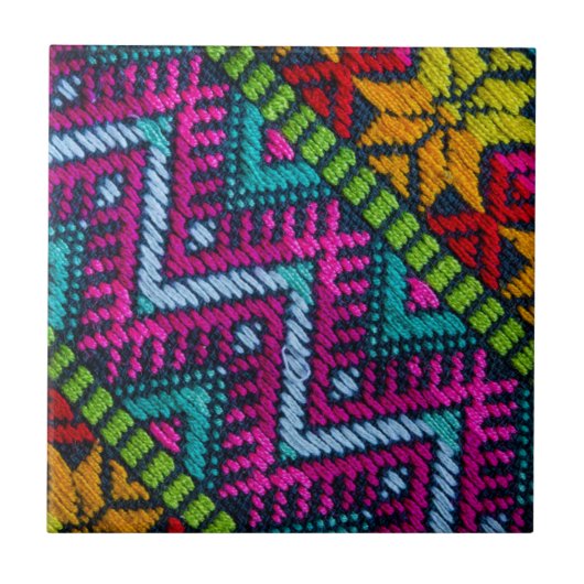 Ethnic Woven Threads Fliese (Vorderseite)