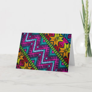 Ethnic Woven Threads Karte