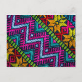 Ethnic Woven Threads Postkarte (Vorderseite)