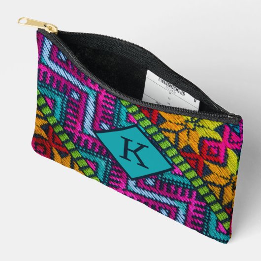 Ethnic Woven Threads Zubehörtasche (Offen)