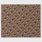 Ethnic Wrapping Paper Geschenkpapier (Flach)
