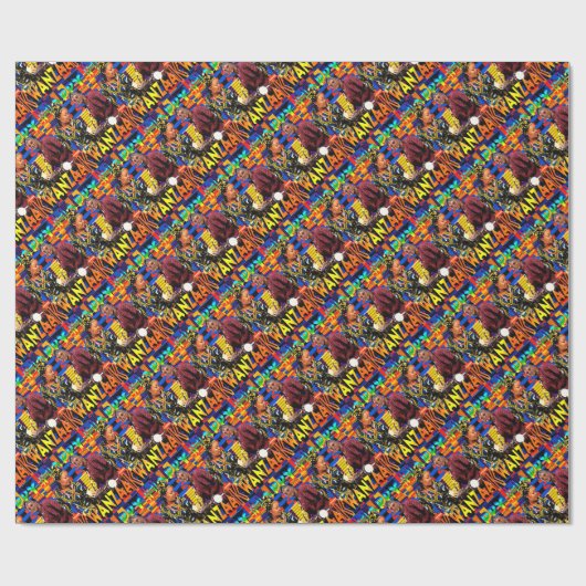 Ethnic Wrapping Paper Geschenkpapier (Flach)
