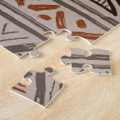 Ethnisch Abstrakt: HandGezeichnet Muster Puzzle (Seite)