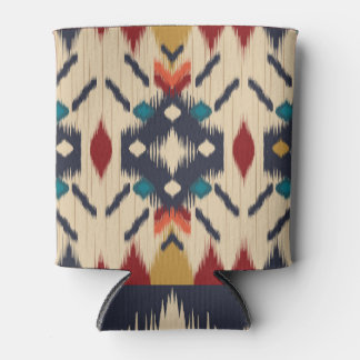 Ethnisch Abstrakt: Tribal Geometric Print. Dosenkühler