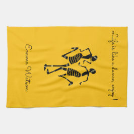 Ethnisch, afrikanische Kunst, Karnevalstanz Geschirrtuch