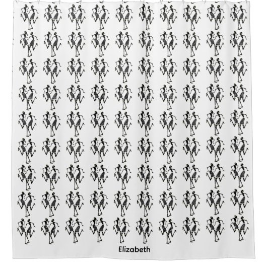 Ethnisch-afrikanische Kunstfeier Duschvorhang (Vorderseite)