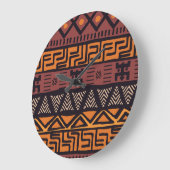 Ethnisch-afrikanische Persönlichkeiten im Bohemisc Große Wanduhr (Winkel)