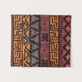 Ethnisch-afrikanische Persönlichkeiten im Bohemisc Wandteppich (Vorderseite (Horizontal))