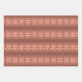 Ethnisch-afrikanische Stammes Golden Geometric Geschenkpapier Set (Vorderseite 3)