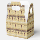 Ethnisch-afrikanisches Stammesmuster Geschenkschachtel (Geöffnet)