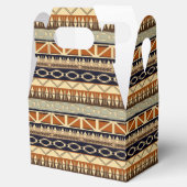 Ethnisch-afrikanisches Stammesmuster Geschenkschachtel (Geöffnet)