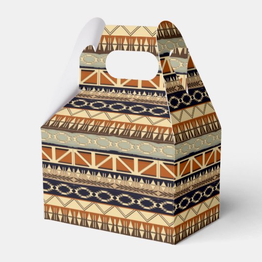 Ethnisch-afrikanisches Stammesmuster Geschenkschachtel (Vorderseite)