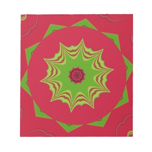 Ethnisch-afrikanisches Stammesmuster Notizblock (Vorderseite)