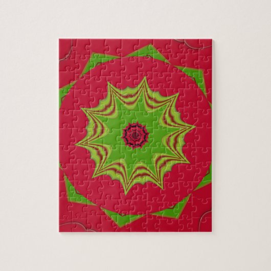 Ethnisch-afrikanisches Stammesmuster Puzzle (Vertikal)