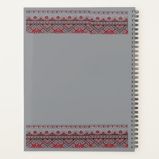 Ethnisch bestickter Planer (Rückseite)