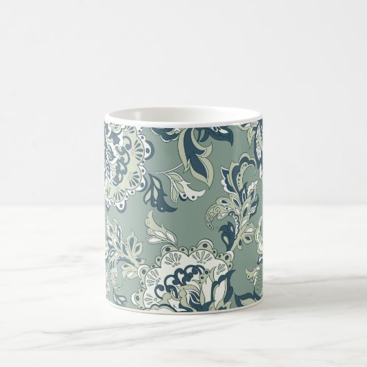 ethnisch-blumengeschmückte Muster. folklorischer B Kaffeetasse (Mittel)