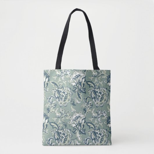 ethnisch-blumengeschmückte Muster. folklorischer B Tasche (Vorderseite)