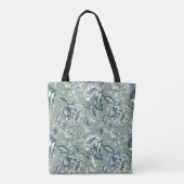 ethnisch-blumengeschmückte Muster. folklorischer B Tasche (Rückseite)