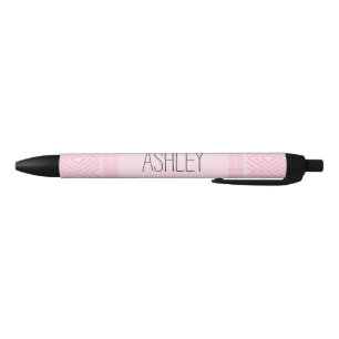 Ethnisch-boho-chic Pink Personalisiert Pen 2 Kugelschreiber