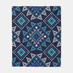 Ethnisch-boho-nahtloses Muster Fleecedecke