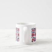 Ethnisch-botanisches usbekisches suzanisches tradi espressotasse (Rückseite)