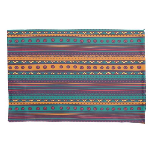 Ethnisch-chic-Pillowcase Kissenbezug (Vorderseite)