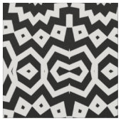 Ethnisch-Cool-schwarz-weiß geometrisch Stoff (Nahaufnahme)
