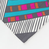 Ethnisch-dekoratives Muster Fleece Blanket (Ecke)