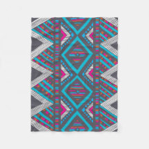 Ethnisch-dekoratives Muster Fleece Blanket