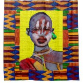 ethnisch duschvorhang (Vorderseite)