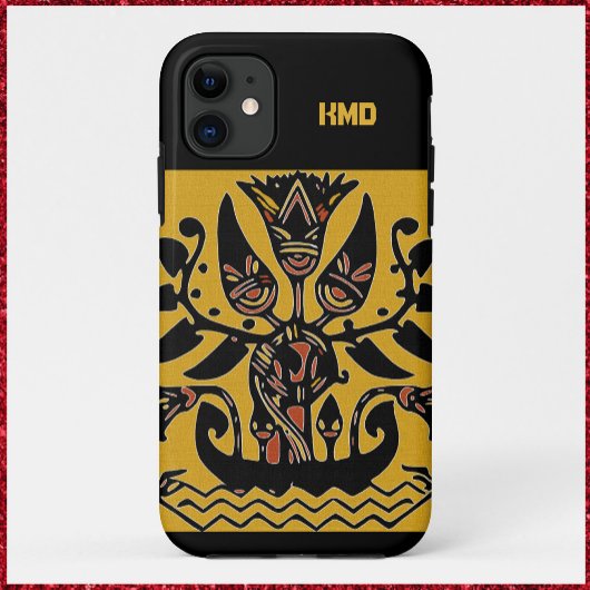 Ethnisch-ethnisches Tattoo-Muster Case-Mate iPhone Hülle
