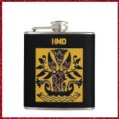 Ethnisch-ethnisches Tattoo-Muster Flachmann