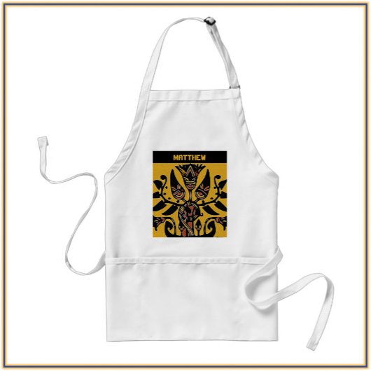 Ethnisch-ethnisches Tattoo-Muster Schürze