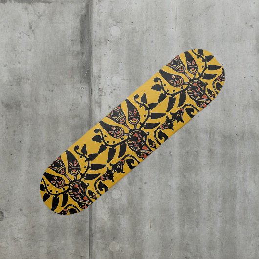 Ethnisch-ethnisches Tattoo-Muster Skateboard